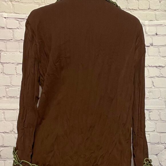 Unbranded Women's Brown Blouse - Picture 2 of 8